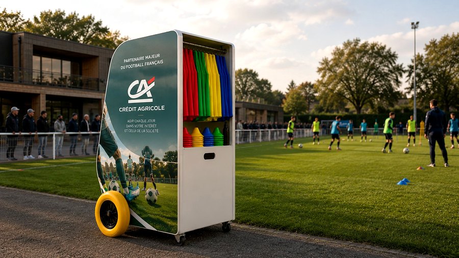 Caddy-Sport sponsor Crédit Agricole